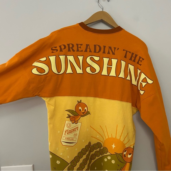 Disney Orange Bird Spirit Jersey 2023 Epcot Flower & Garden Festival Long Sleeve - Picture 4 of 6